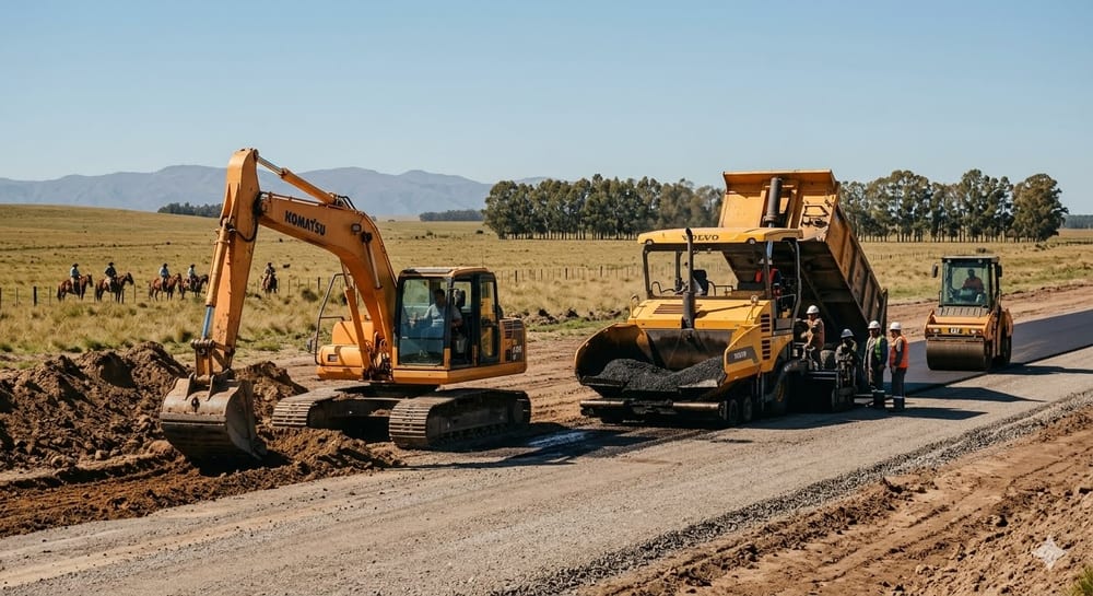 Maquinaria vial y equipos de construcción — después, con el software de gestión de Soluciones Mass